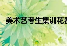 美術(shù)藝考生集訓(xùn)花費要多少錢（花費大嗎）