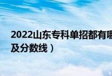 2022山東專(zhuān)科單招都有哪些學(xué)校（2022山東專(zhuān)科大學(xué)排名及分?jǐn)?shù)線(xiàn)）