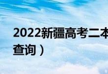 2022新疆高考二本錄取結(jié)果查詢時間（哪天查詢）