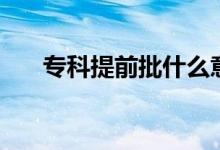 ?？铺崆芭裁匆馑迹ㄊ裁磿r(shí)候填報(bào)）