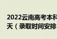 2022云南高考本科二批錄取時(shí)間從哪天到哪天（錄取時(shí)間安排）