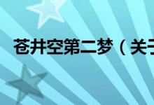 蒼井空第二夢（關(guān)于蒼井空第二夢的介紹）