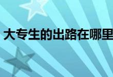 大專生的出路在哪里（?？粕厴I(yè)后的出路）