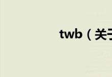 twb（關于twb的介紹）