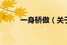 一身驕傲(關(guān)于一身驕傲的介紹)