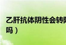乙肝抗體陰性會(huì)轉(zhuǎn)陽(yáng)性嗎（乙肝抗體陰性正常嗎）