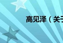 高見澤（關于高見澤的介紹）