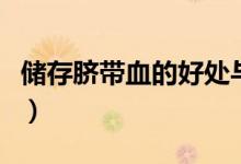 儲存臍帶血的好處與壞處(儲存臍帶血多少錢)