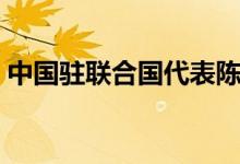 中國(guó)駐聯(lián)合國(guó)代表陳旭（中國(guó)駐聯(lián)合國(guó)代表）
