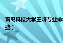 青島科技大學(xué)王牌專業(yè)排行榜（青島科技大學(xué)王牌專業(yè)有哪些）