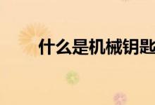什么是機(jī)械鑰匙（什么是機(jī)械運(yùn)動）