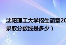 沈陽理工大學招生簡章2021分數(shù)（2021沈陽理工大學各省錄取分數(shù)線是多少）