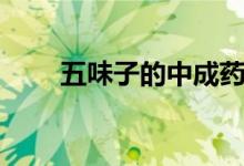 五味子的中成藥(五味子的副作用)
