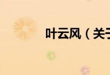 葉云風（關于葉云風的介紹）