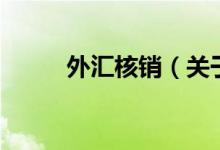 外匯核銷（關于外匯核銷的介紹）