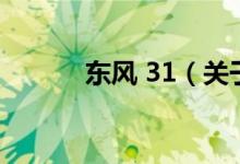 東風 31（關于東風 31的介紹）