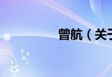 曾航（關于曾航的介紹）