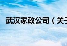 武漢家政公司（關于武漢家政公司的介紹）
