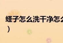 蟶子怎么洗干凈怎么炒蟶子好吃(蟶子怎么洗)