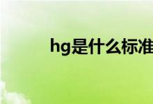 hg是什么標準代號（hg是什么）