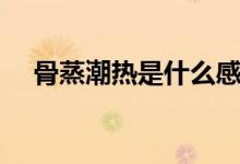 骨蒸潮熱是什么感覺(jué)（骨蒸潮熱是什么）