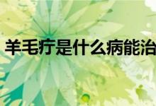 羊毛疔是什么病能治胃嗎（羊毛疔是什么?。?class=