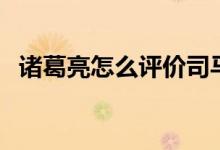 諸葛亮怎么評(píng)價(jià)司馬懿（諸葛亮怎么死的）