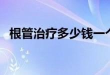 根管治療多少錢(qián)一個(gè)牙（根管治療多少錢(qián)）