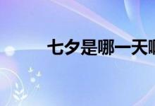 七夕是哪一天?。ㄆ呦κ悄囊惶欤?class=