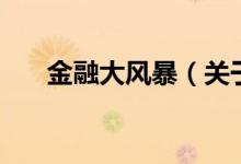 金融大風暴（關于金融大風暴的介紹）