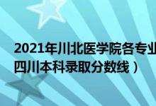 2021年川北醫(yī)學(xué)院各專(zhuān)業(yè)錄取分?jǐn)?shù)線（川北醫(yī)學(xué)院2021在四川本科錄取分?jǐn)?shù)線）
