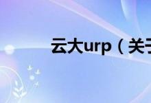 云大urp（關于云大urp的介紹）