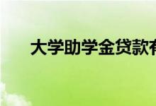 大學助學金貸款有利息嗎（利息高嗎）