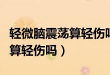 輕微腦震蕩算輕傷嗎負什么責任（輕微腦震蕩算輕傷嗎）