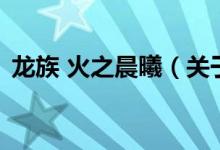 龍族 火之晨曦（關于龍族 火之晨曦的介紹）