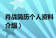 肖戰(zhàn)簡歷個人資料（關(guān)于肖戰(zhàn)簡歷個人資料的介紹）