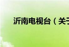 沂南電視臺(tái)（關(guān)于沂南電視臺(tái)的介紹）