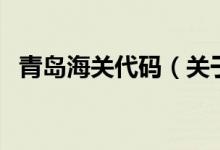 青島海關代碼（關于青島海關代碼的介紹）