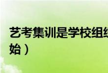 藝考集訓(xùn)是學(xué)校組織還是自己找（什么時(shí)候開(kāi)始）