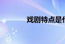 戲劇特點(diǎn)是什么（戲劇特點(diǎn)）