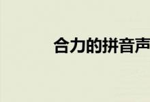 合力的拼音聲調（合力的拼音）